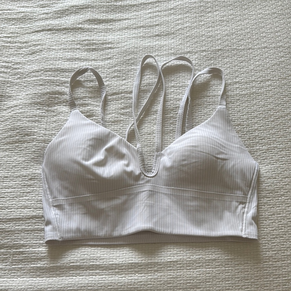 Lululemon Athletica White Sports Bra